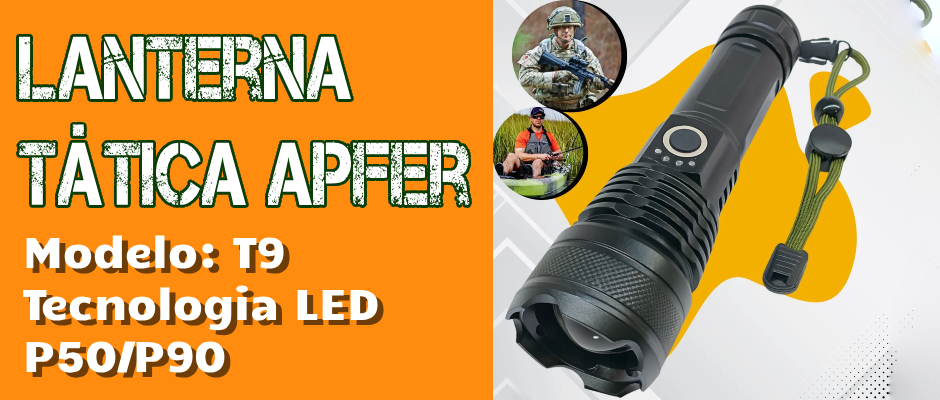 Lanterna Tática Apfer T9: Vale a Pena Comprar em 2026?