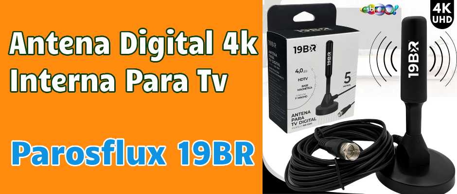 Instalação de antena HDTV digital compacta atrás de Smart TV LED
