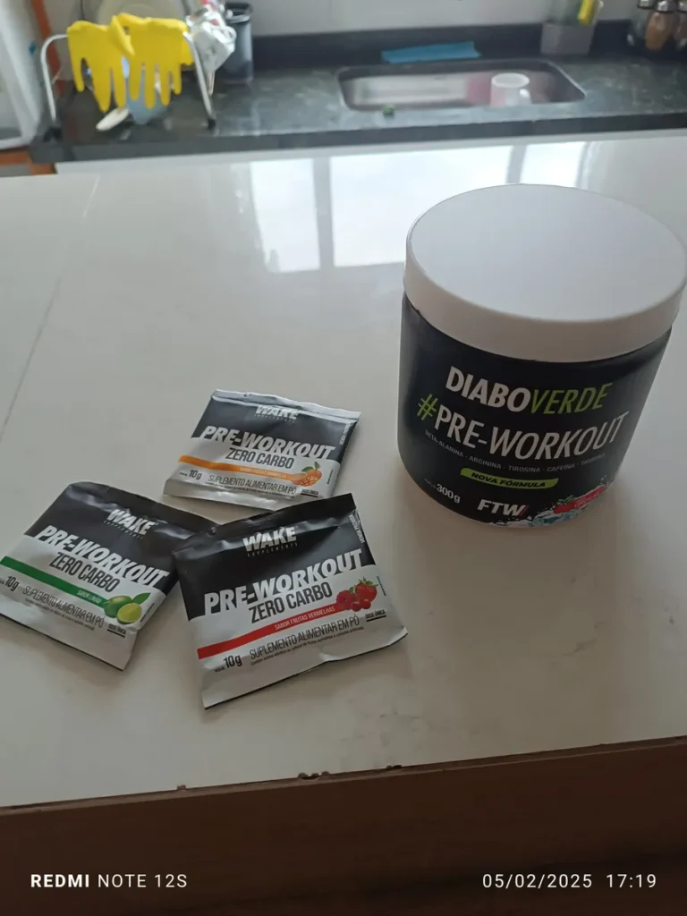 Pré-Treino Diabo Verde aberto