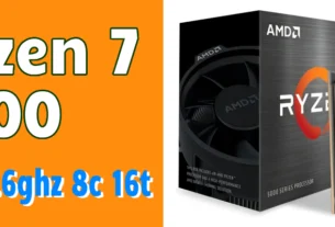 Processador AMD Ryzen 7 5700 com 8 núcleos e 16 threads